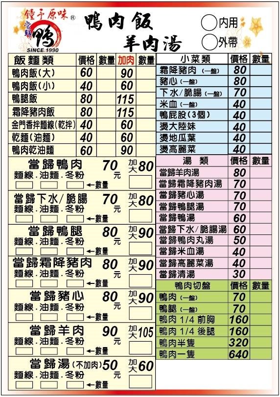 鐘予原味 當歸鴨-忠孝店
